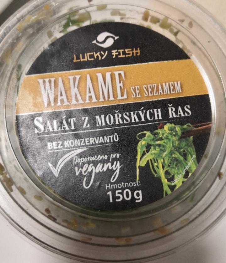 Fotografie - Salát z mořských řas Wakame se sezamem Lucky Fish