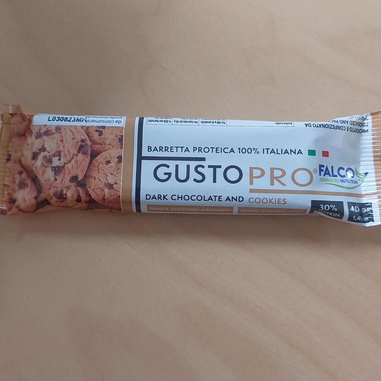 Fotografie - Gusto Pro Hořká čokoláda a cookies Falco