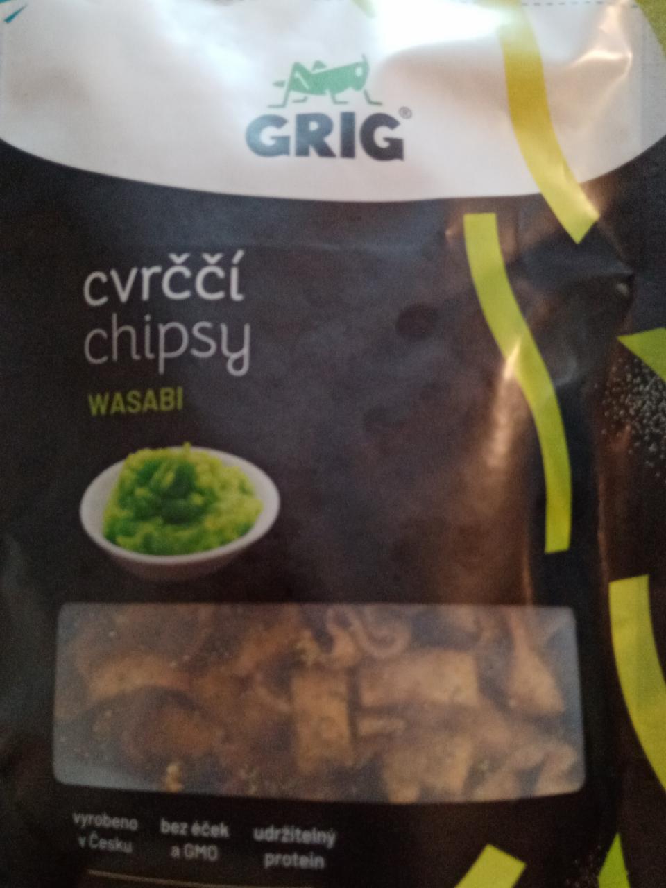 Fotografie - Cvrččí chipsy wasabi Grig