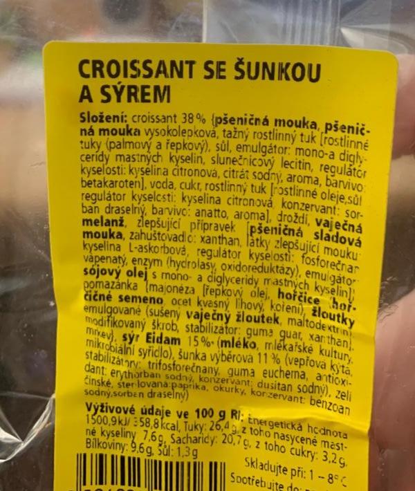 Fotografie - Croissant se šunkou a sýrem Svopex