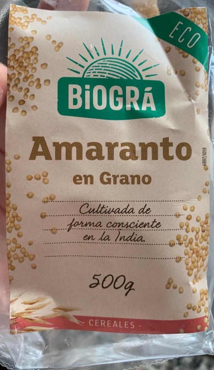 Fotografie - Amaranto en Grano Biográ