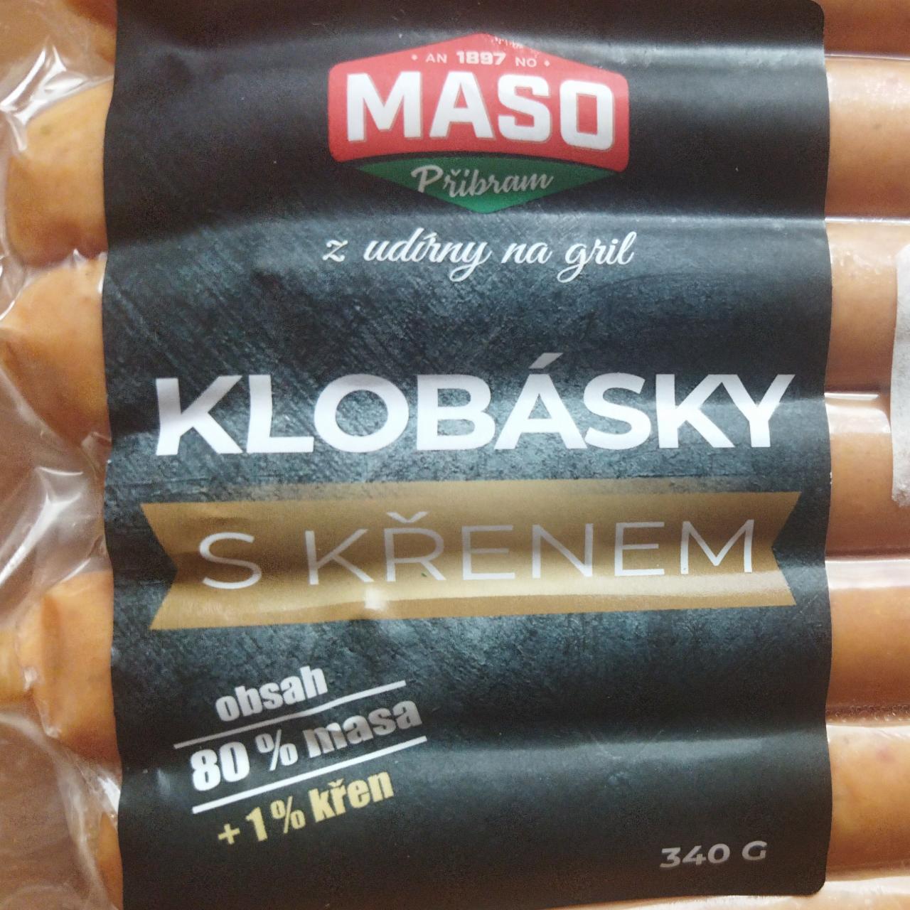 Fotografie - Klobásky s křenem Maso Příbram