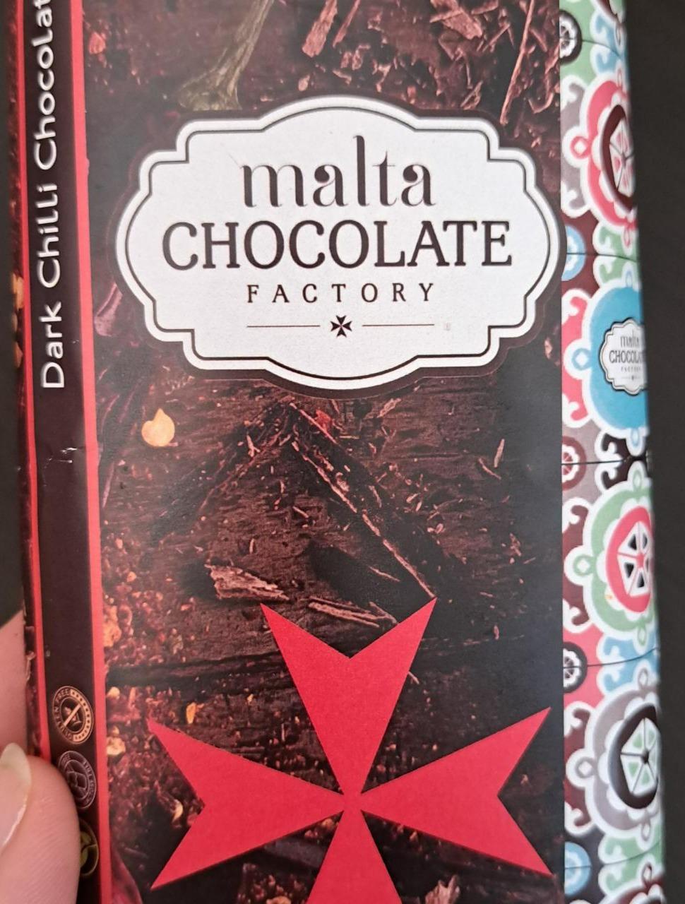 Fotografie - Dark chilli chocolate Malta Chocolate Factory