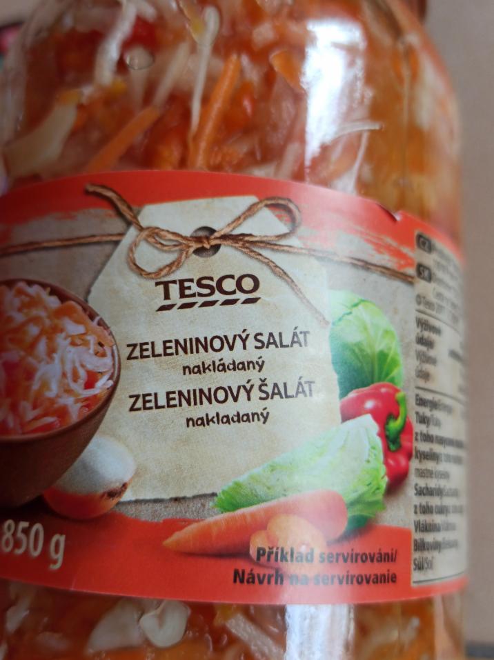 Fotografie - Zeleninový salát nakládaný - Tesco