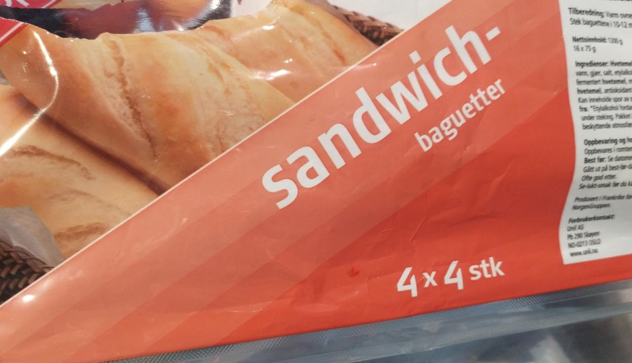 Fotografie - Sandwichbaguetter Fine