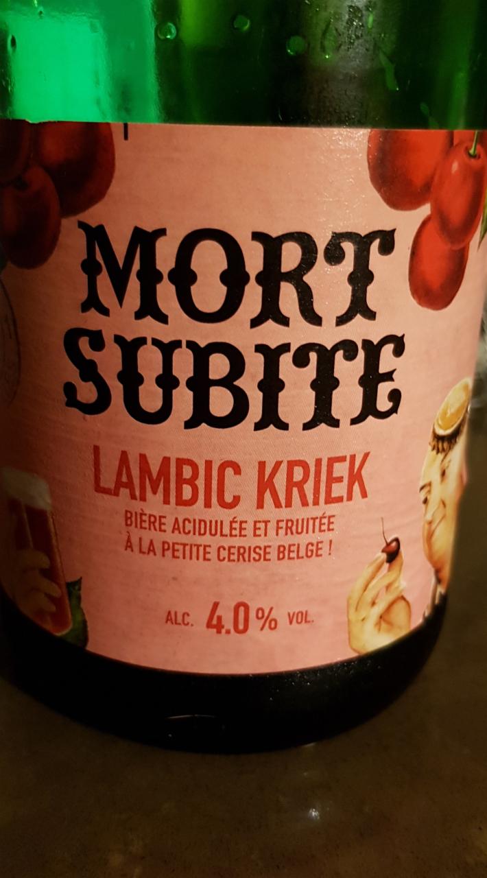 Fotografie - Mort Subite Kriek Lambic višňové pivo