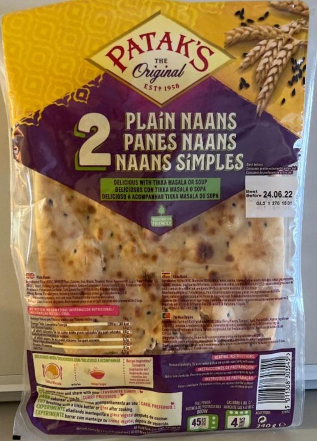 Fotografie - Plain Naans Patak’s