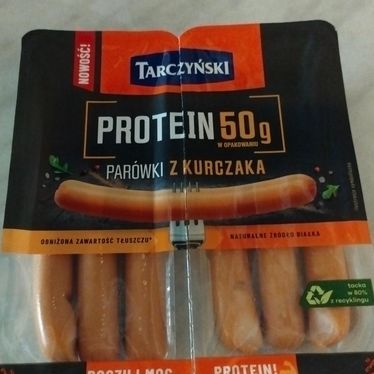 Fotografie - Protein parówki z kurczaka Tarczyński