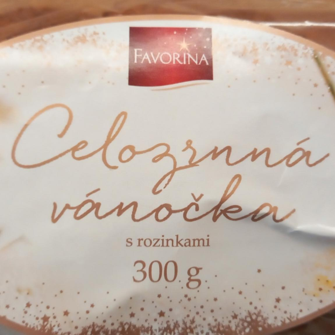 Fotografie - celozrnná vánočka s rozinkami Favorina