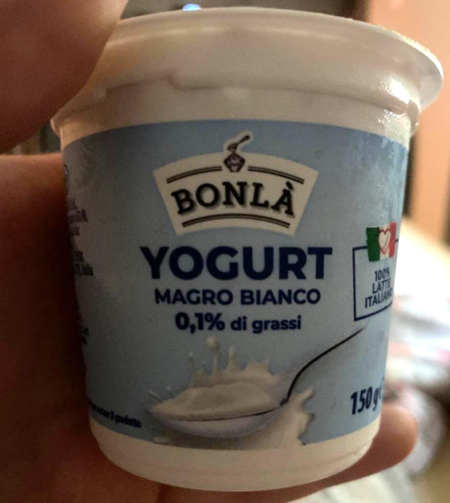 Fotografie - Yogurt magro bianco 0,1% Bonlà