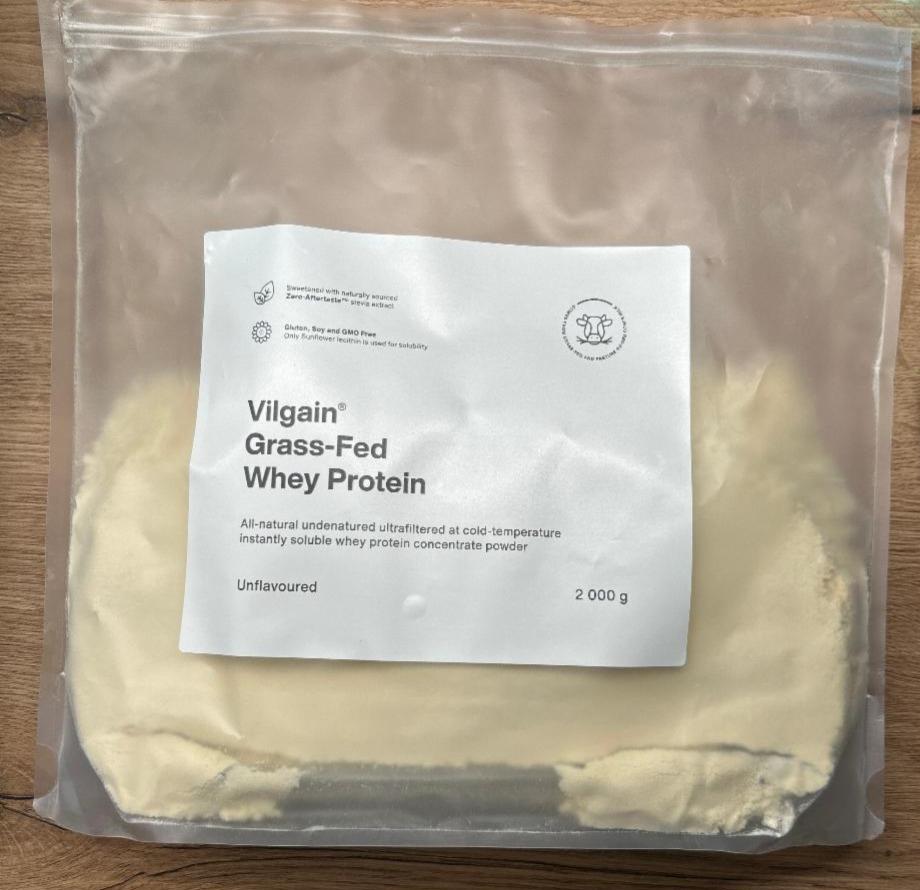 Fotografie - Grass-Fed Whey Protein Unflavoured Vilgain