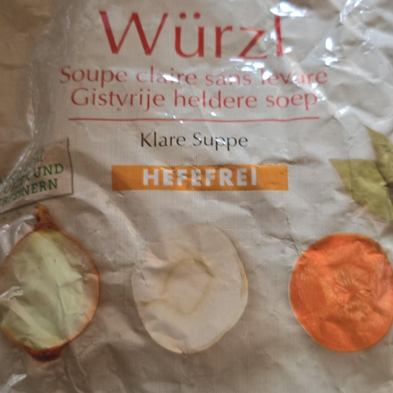 Fotografie - Klare Suppe Hefefrei Würzl