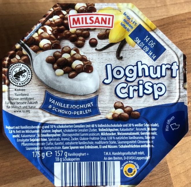 Fotografie - Joghurt Crisp Milsani