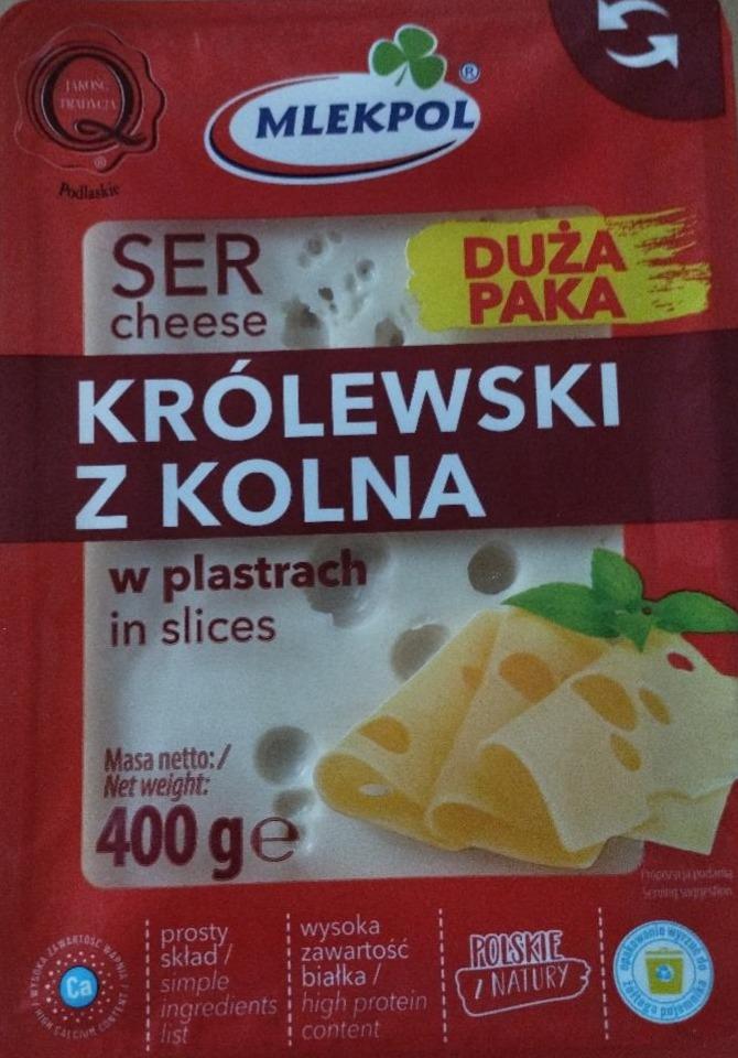 Fotografie - Ser Królewski z Kolna w plastrach Mlekpol