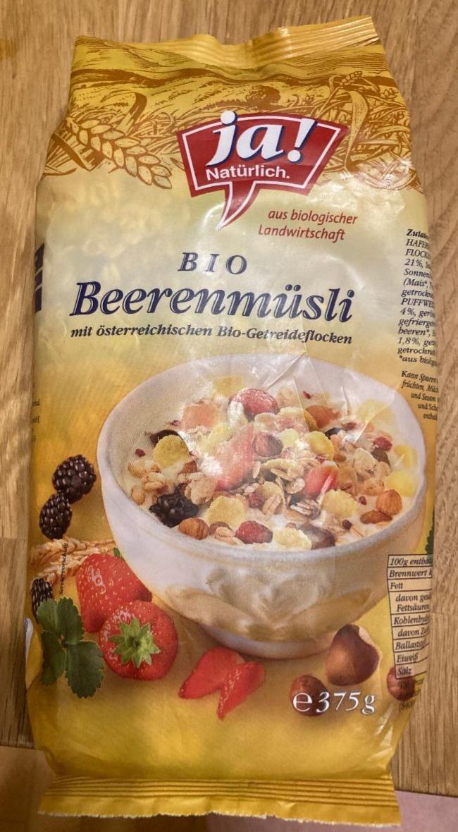 Fotografie - Bio Beerenmüsli Ja! Natürlich.