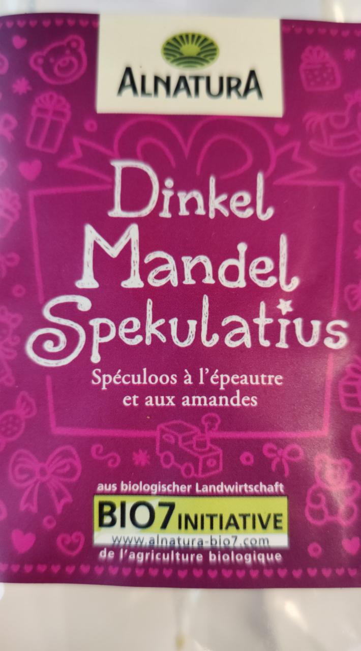 Fotografie - Dinkel Mandel Spekulatius Alnatura