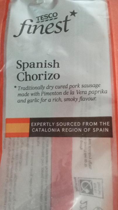 Fotografie - Spanish Chorizo Tesco finest