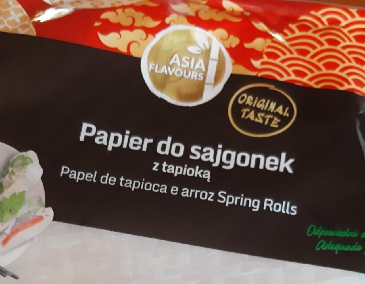 Fotografie - Papier do sajgonek z tapioką produkt wegański Asia Flavours