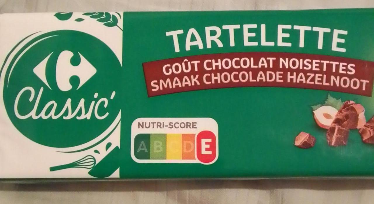 Fotografie - Tartelette goût chocolat noisettes Carrefour Classic