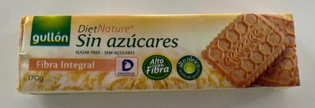 Fotografie - DietNature Sin azúcares Fibra Integral Gullón