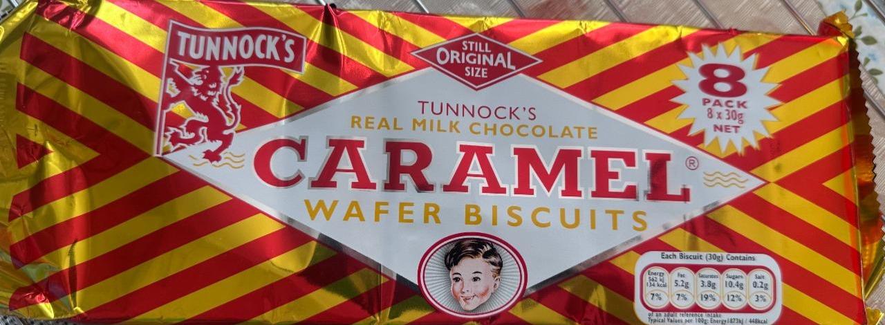 Fotografie - Real Milk Chocolate Caramel Wafer Biscuits Tunnock's