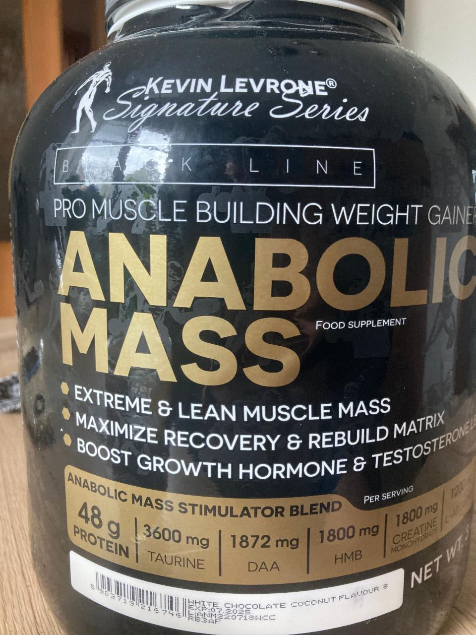 Fotografie - Anabolic Mass White Chocolate Coconut Kevin Levrone