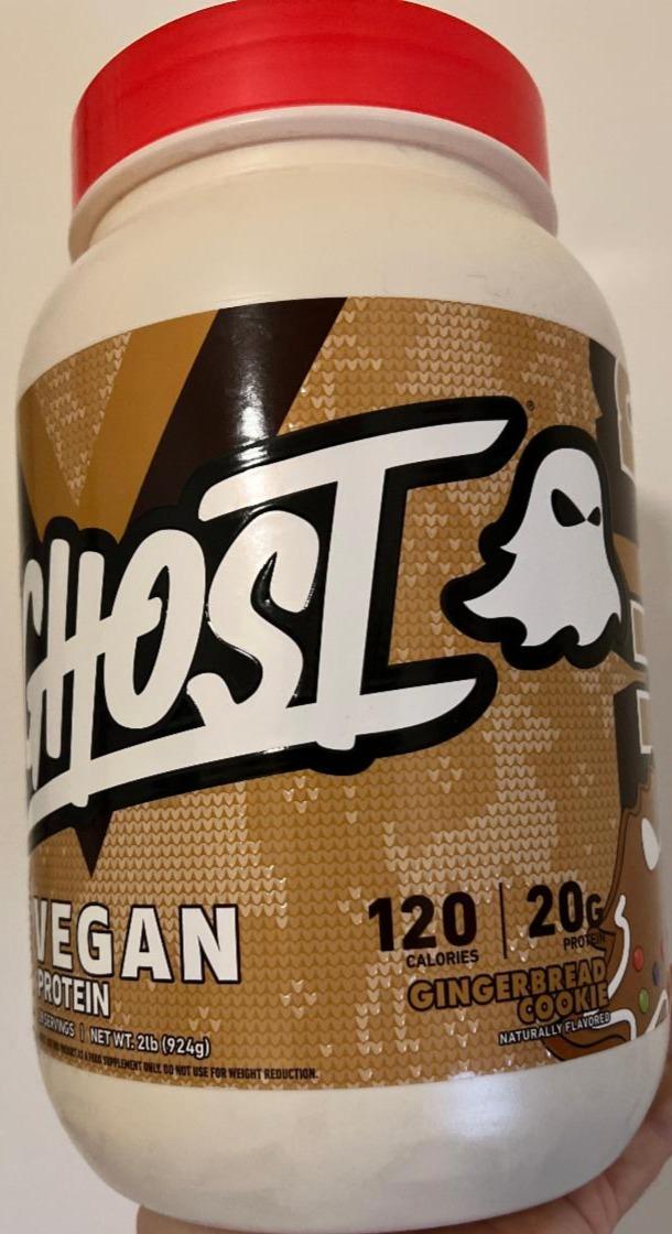 Fotografie - Vegan Protein Gingerbread Cookie Ghost