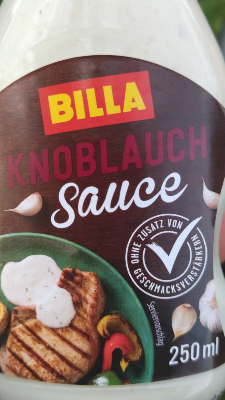 Fotografie - Knoblauch Sauce Billa