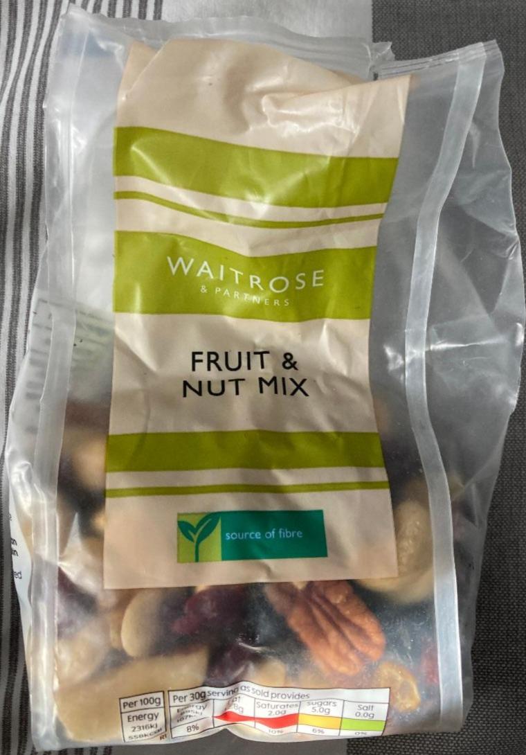 Fotografie - Fruit & Nut Mix Waitrose & Partners