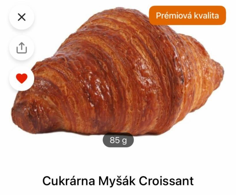 Fotografie - croissant Cukrárna Myšák