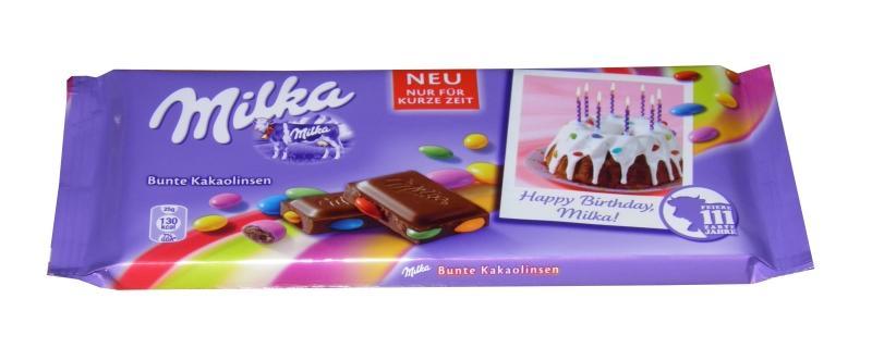 Fotografie - Milka čokoláda Bunte Kakaolinsen