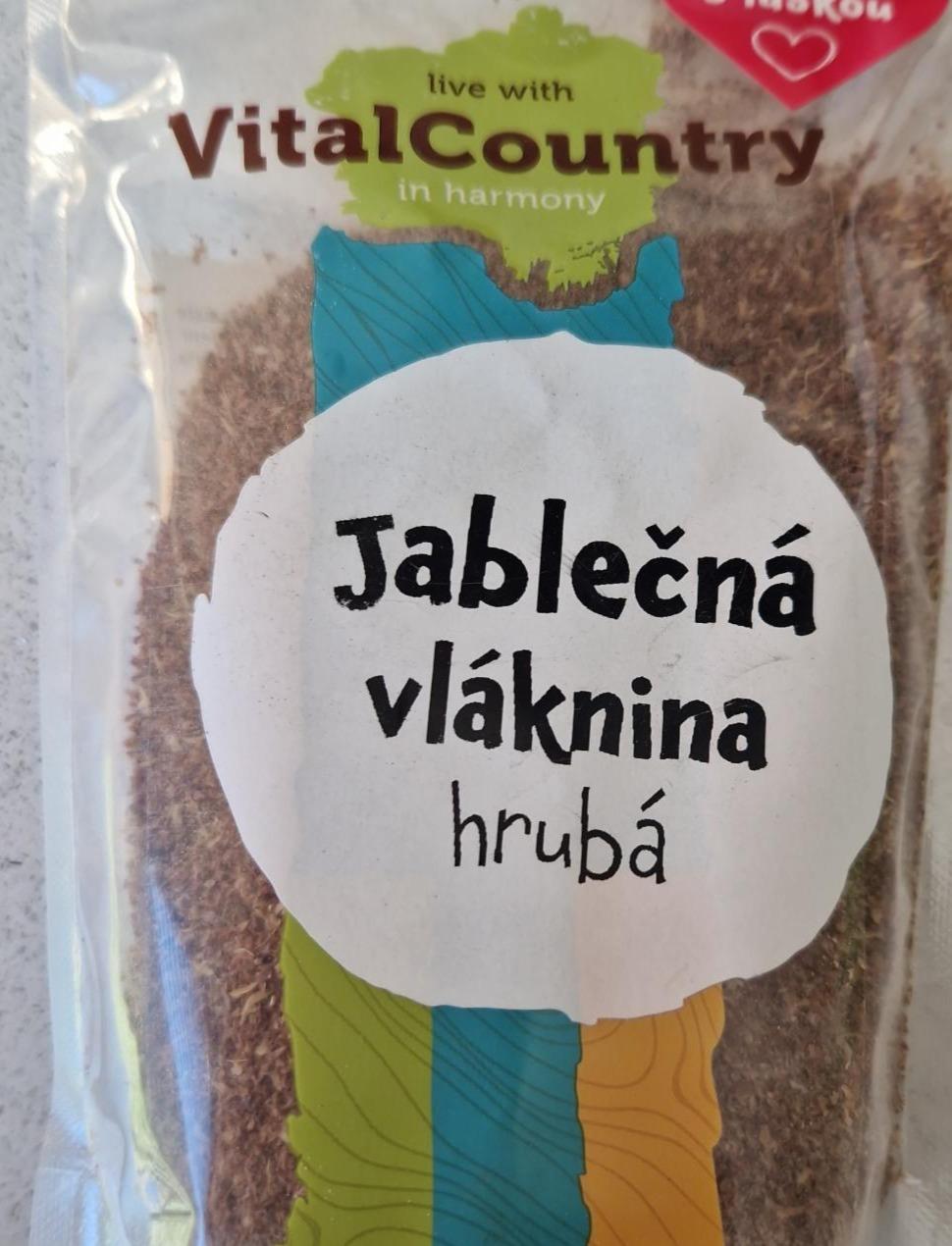 Fotografie - Jablečná vláknina hrubá VitalCountry