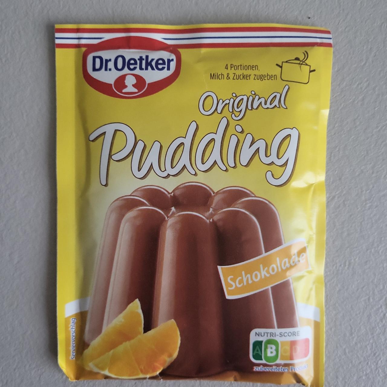 Fotografie - Dr. Oetker Original Pudding schokolade