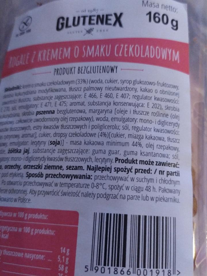 Fotografie - Croissanty s čokoládovým krémem bez lepku Glutenex