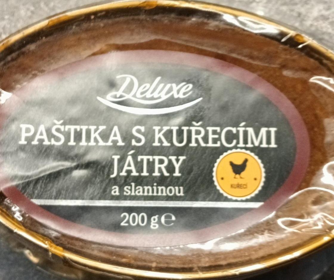 Fotografie - paštika s kuřecími játry a slaninou Deluxe