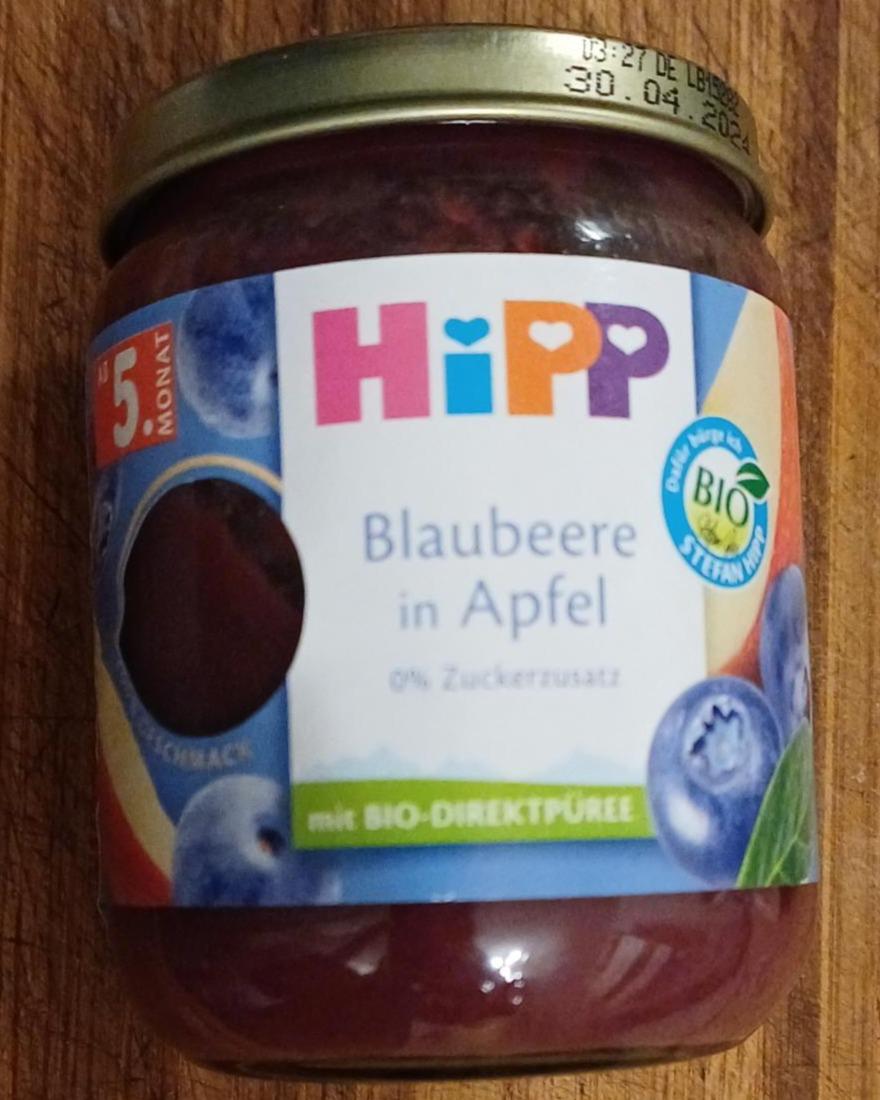 Fotografie - Bio Blaubeere in Apfel HiPP