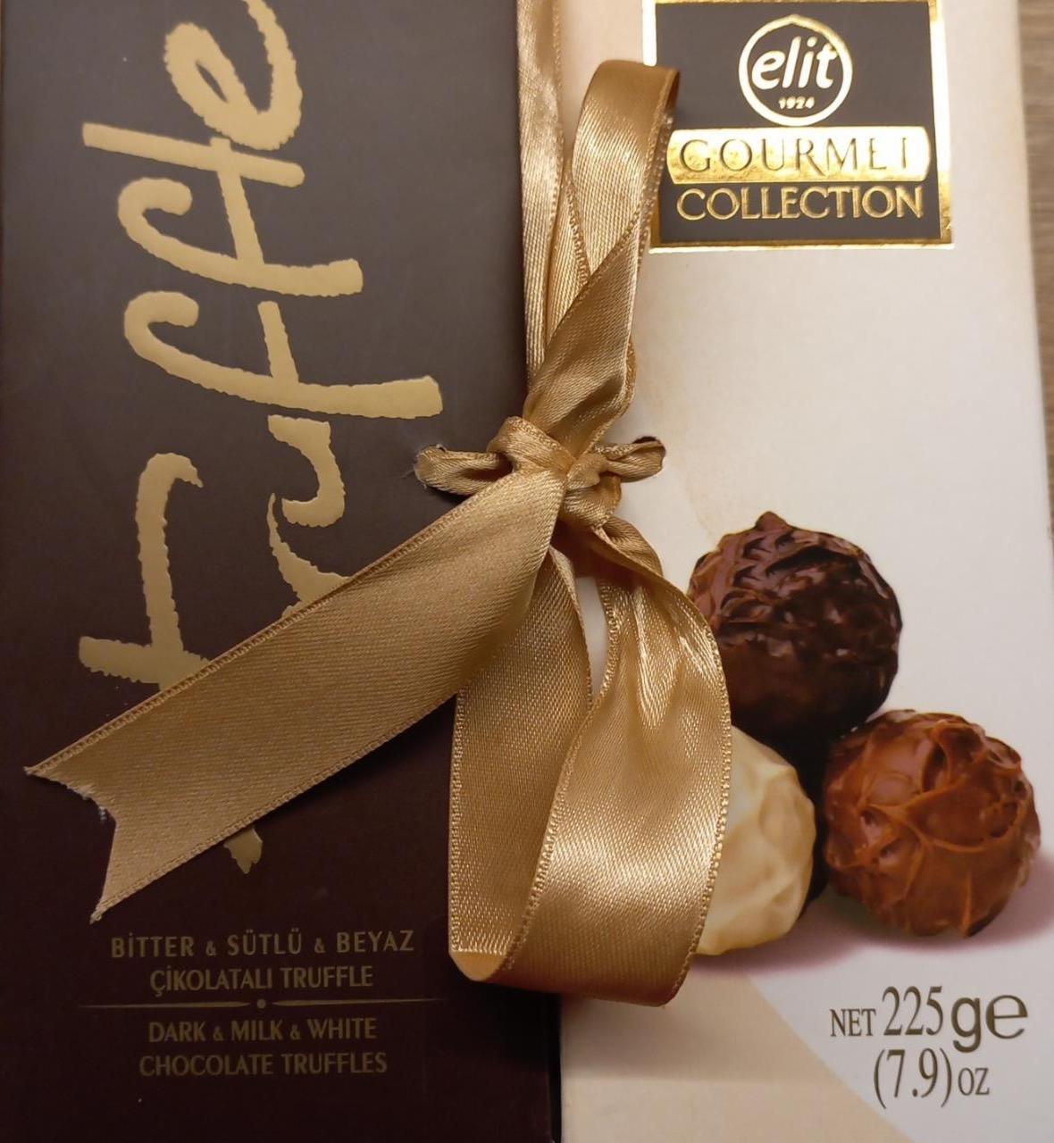 Fotografie - Dark milk & White Chocolate Truffles Gourmet Collection Elit