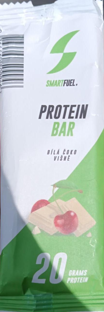 Fotografie - protein bar bílá čoko višně SmartFuel