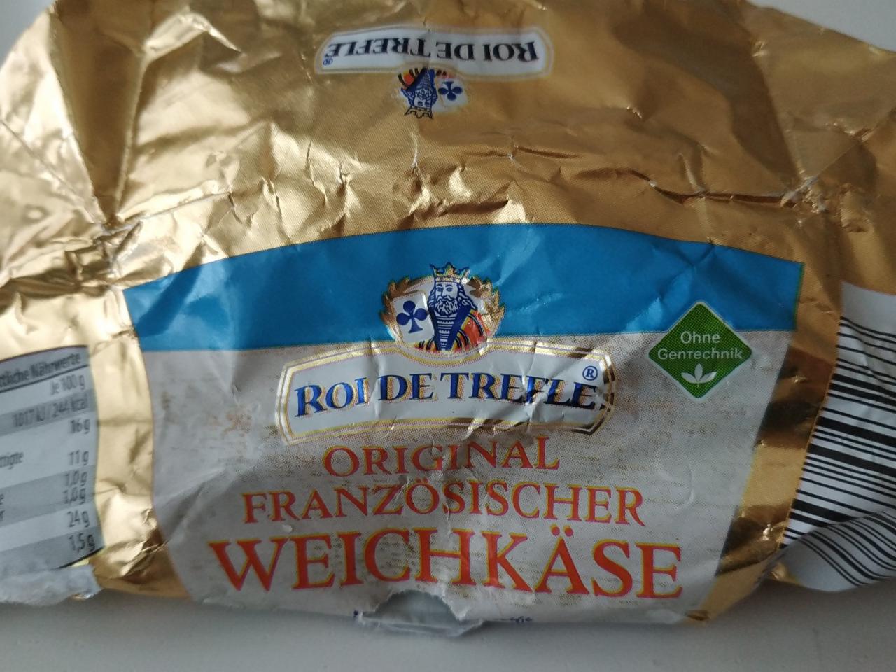 Fotografie - Original französischer Weichkäse Roi De Trefle