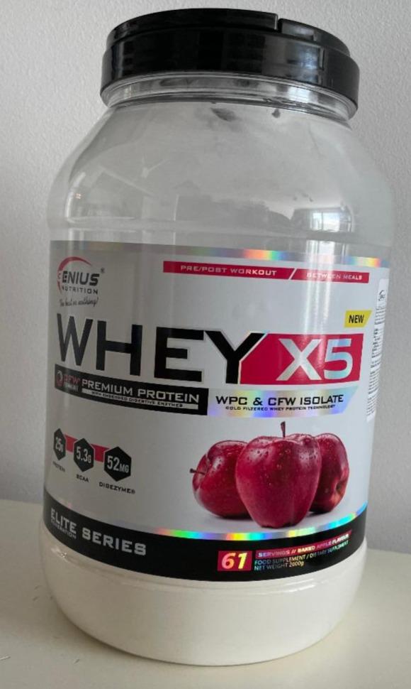 Fotografie - WHEY X5 WPC & CFW Isolate Baked Apple Genius Nutrition