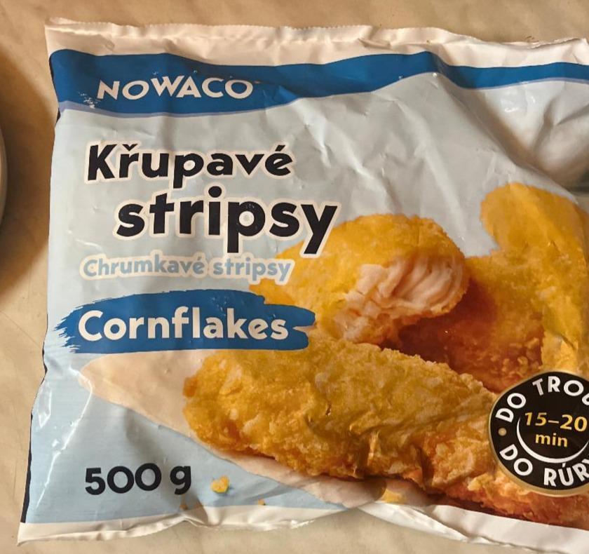 Fotografie - Křupavé stripsy Cornflakes Nowaco