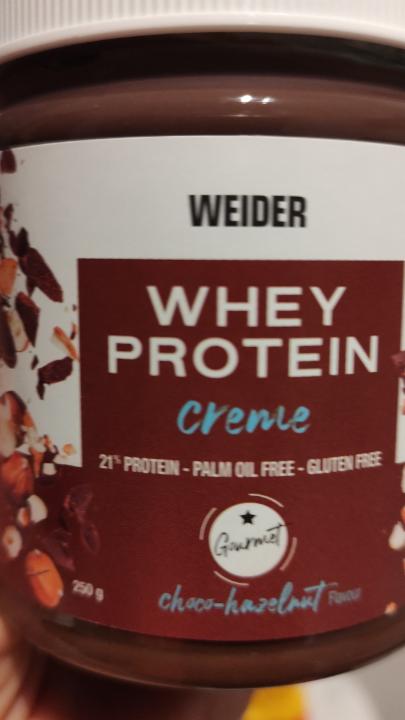 Fotografie - Whey Protein Creme choco-hazelnut Weider