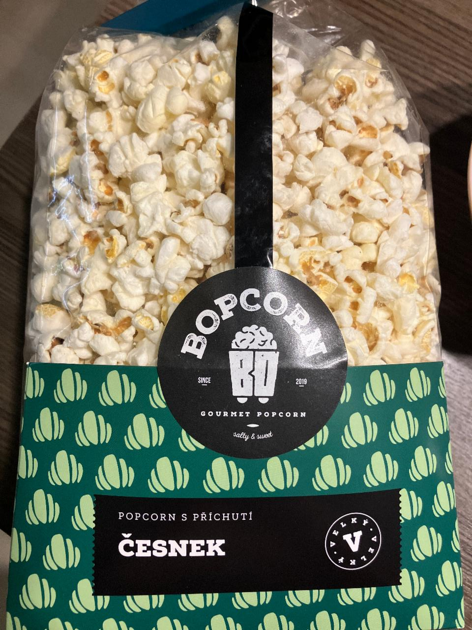 Fotografie - popcorn Česnek Bopcorn