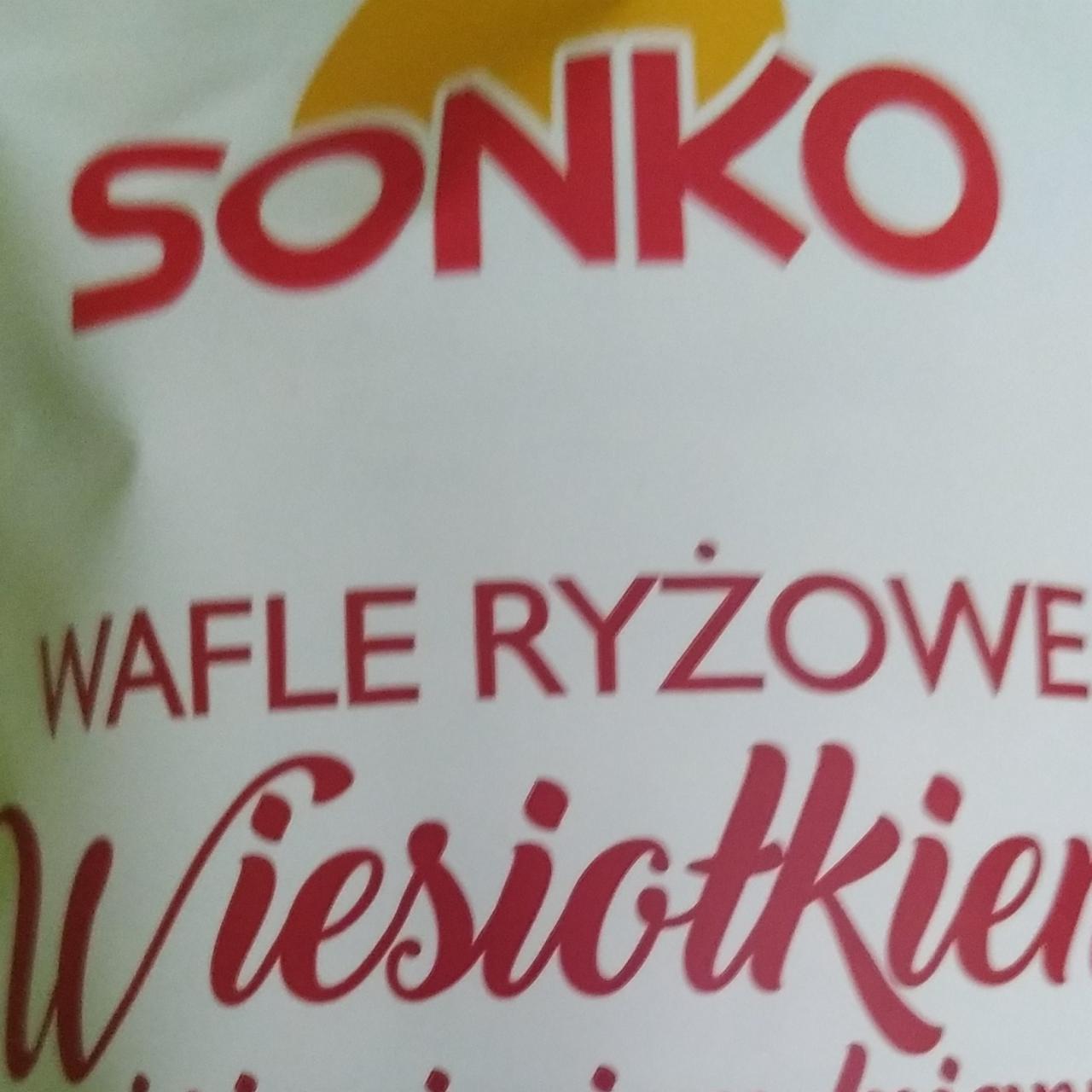 Fotografie - Wafle ryżowe z wiesiołkiem i siemieniem lnianym Sonko