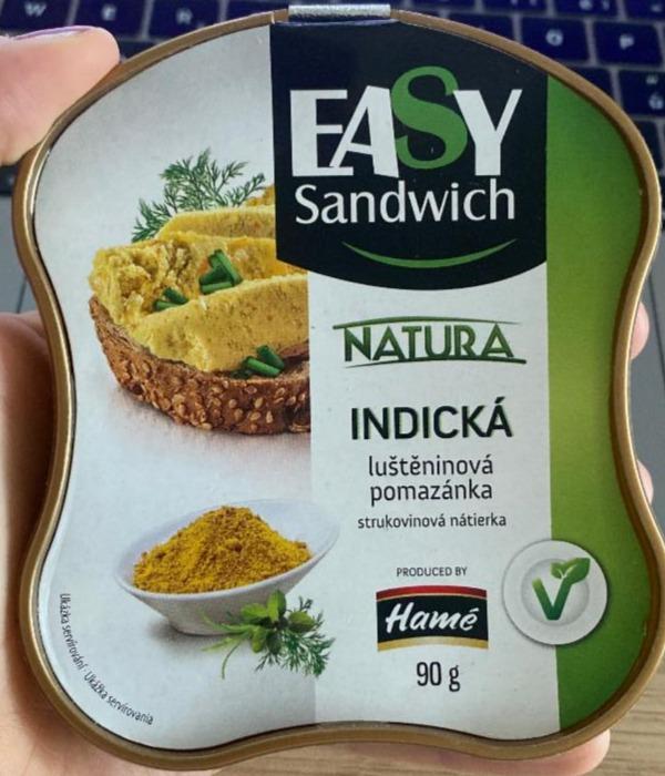 Fotografie - indická luštěninová pomazánka EasySandwich Hamé