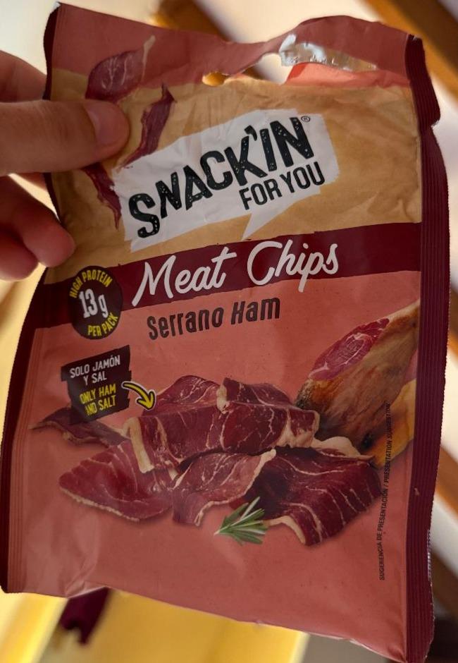 Fotografie - Meat chips serrano ham Snack'in For You