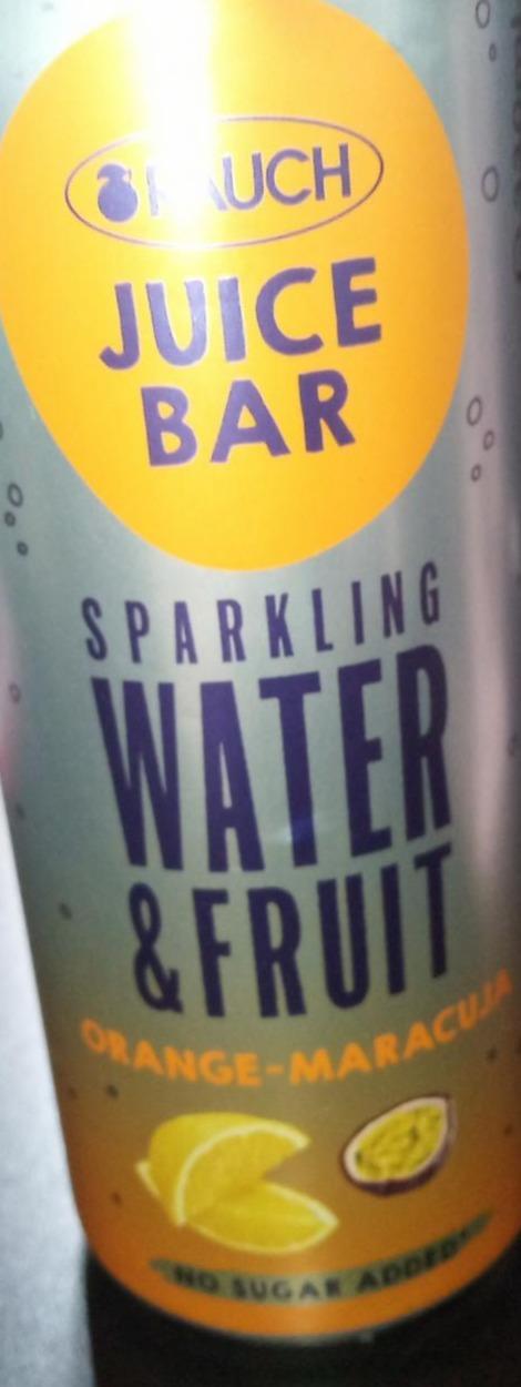 Fotografie - Rauch sparkling water & fruit