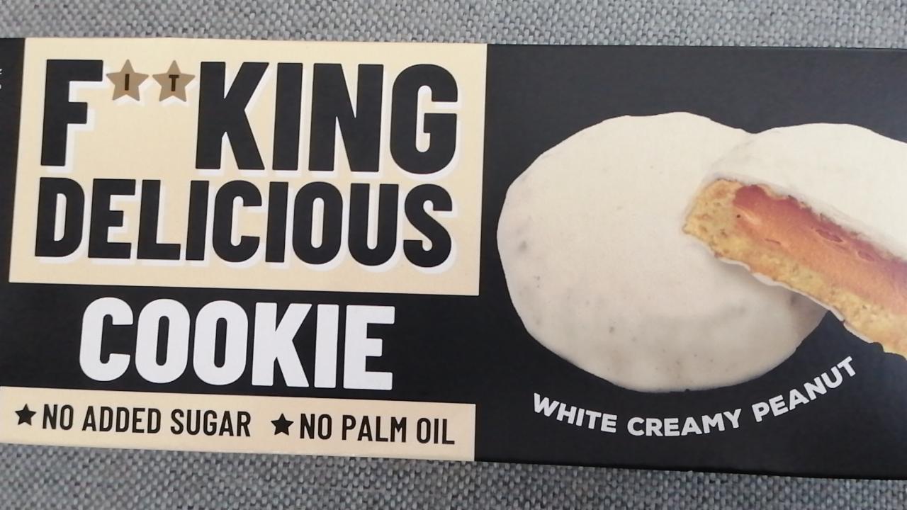 Fotografie - F**king delicious cookie white creamy peanut Allnutrition