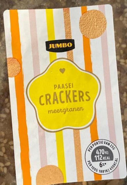 Fotografie - Paasei Crackers meergranen Jumbo