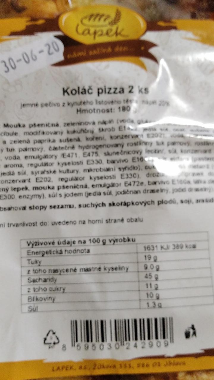 Fotografie - koláč pizza Lapek